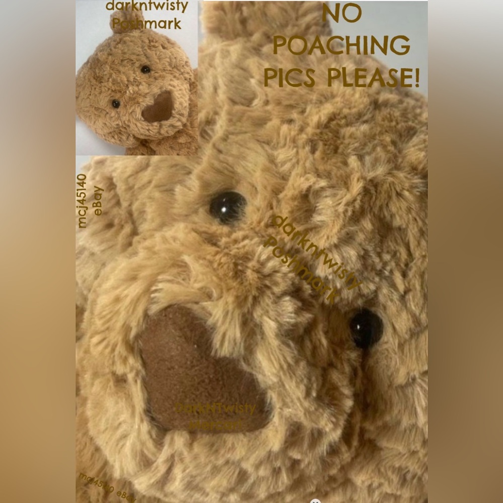 HUGE BNWT JELLYCAT BARTHOLOMEW BEAR Teddy Bear Great Gift - Picture 9 of 13